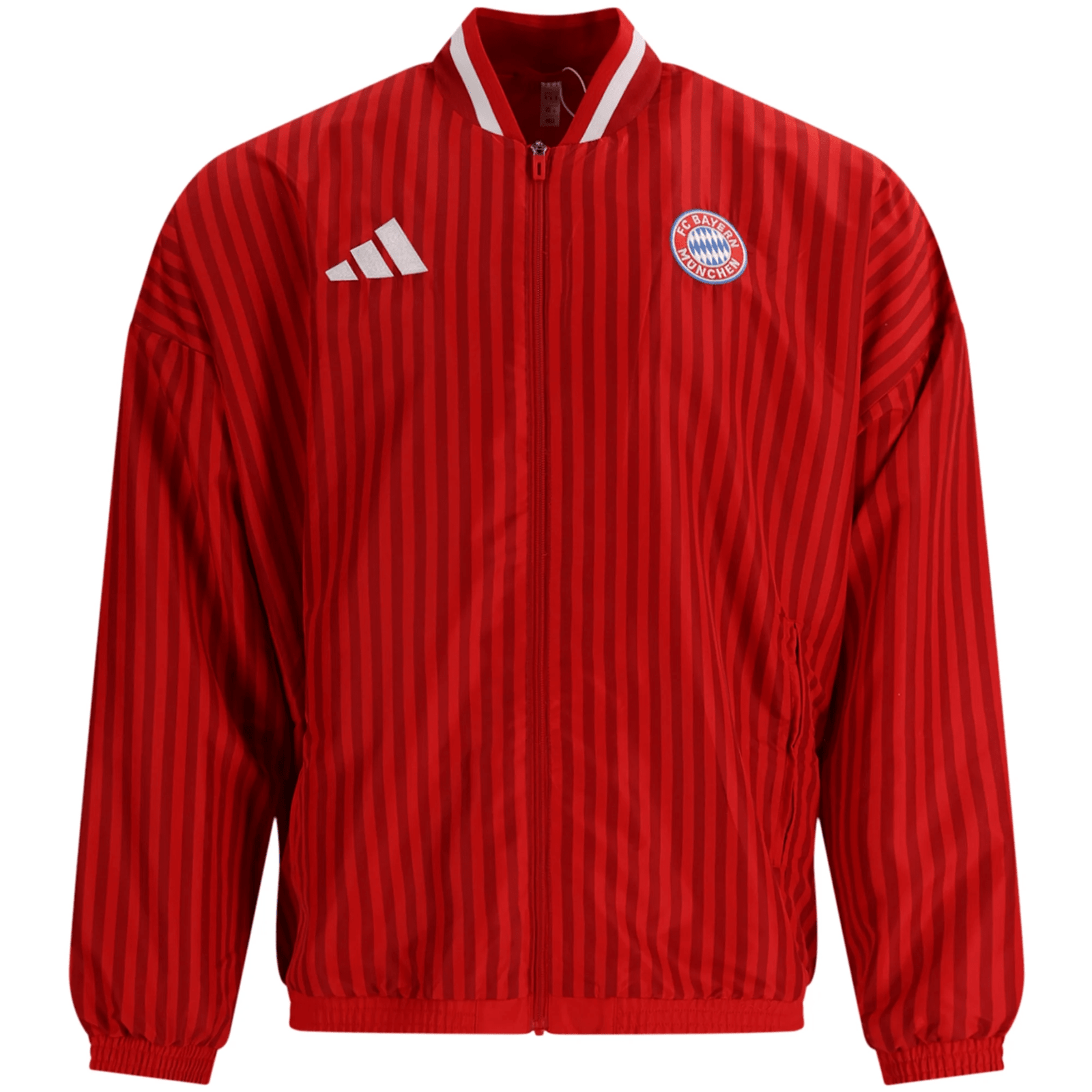 adidas Bayern Munich Stadium Track Top 26/27 (Red) | SoccerWearhouse