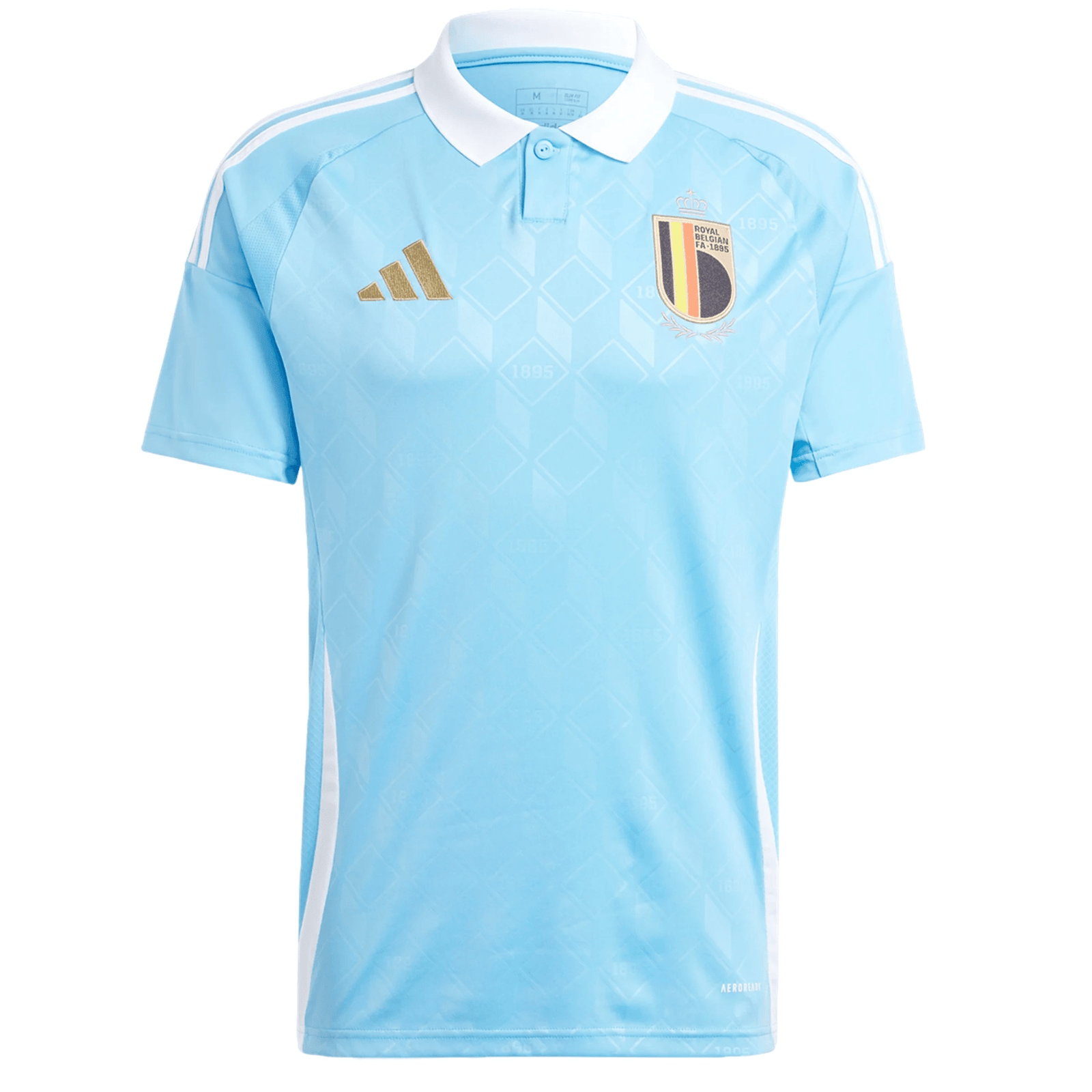adidas Belgium Away Jersey 24/25 (Semi Blue Burst) | SoccerWearhouse
