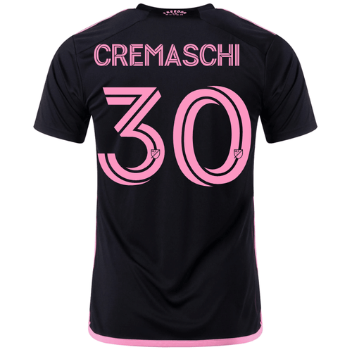 adidas Benja Cremaschi Inter Miami Away Jersey 23/24 (Black/True Pink) - S