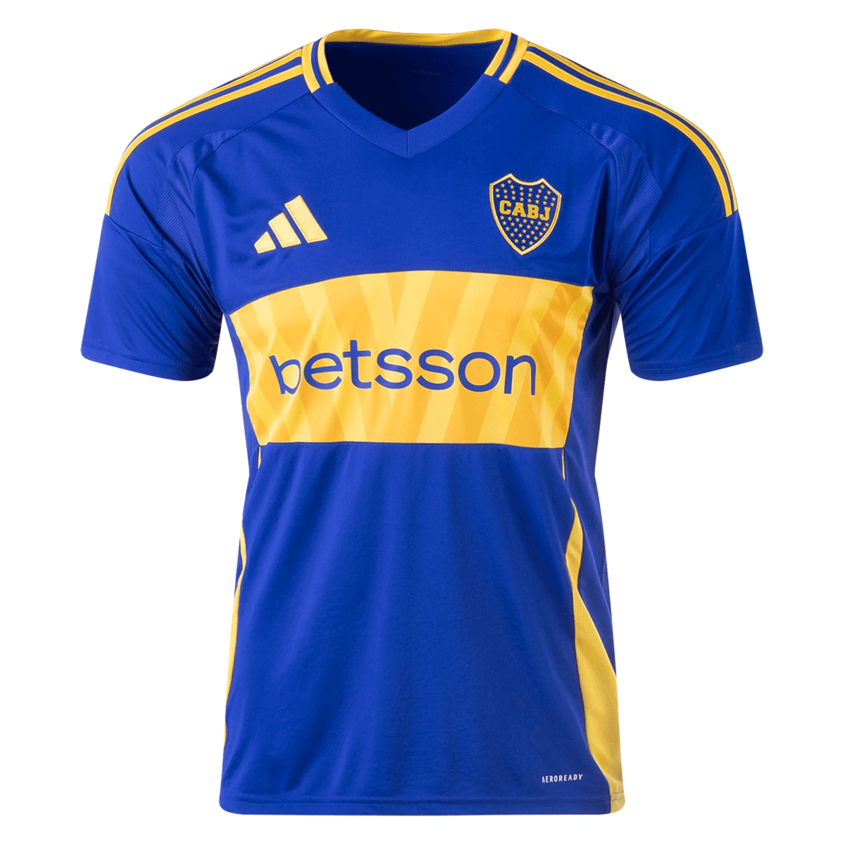 adidas Boca Juniors Home Jersey 24/25 (Semi Lucid/Blue Gold) | SoccerWearhouse