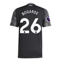 adidas Bogarde Men's Aston Villa 25/26 Away Jersey w/ EPL + NRFR Patches (Black/Global Blue)
