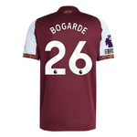 adidas Rogers Men's Aston Villa Home Jersey 25/26 w/ NRFR + EPL Patche