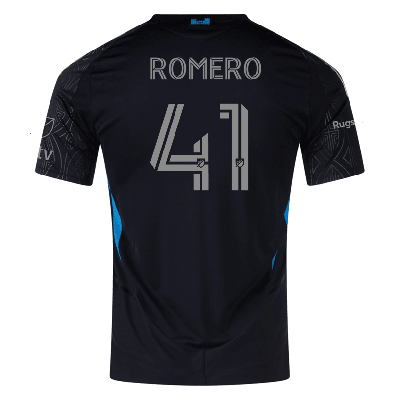adidas Brian Romero Charlotte FC Authentic Away Jersey 25/26 (Black) | SoccerWearhouse