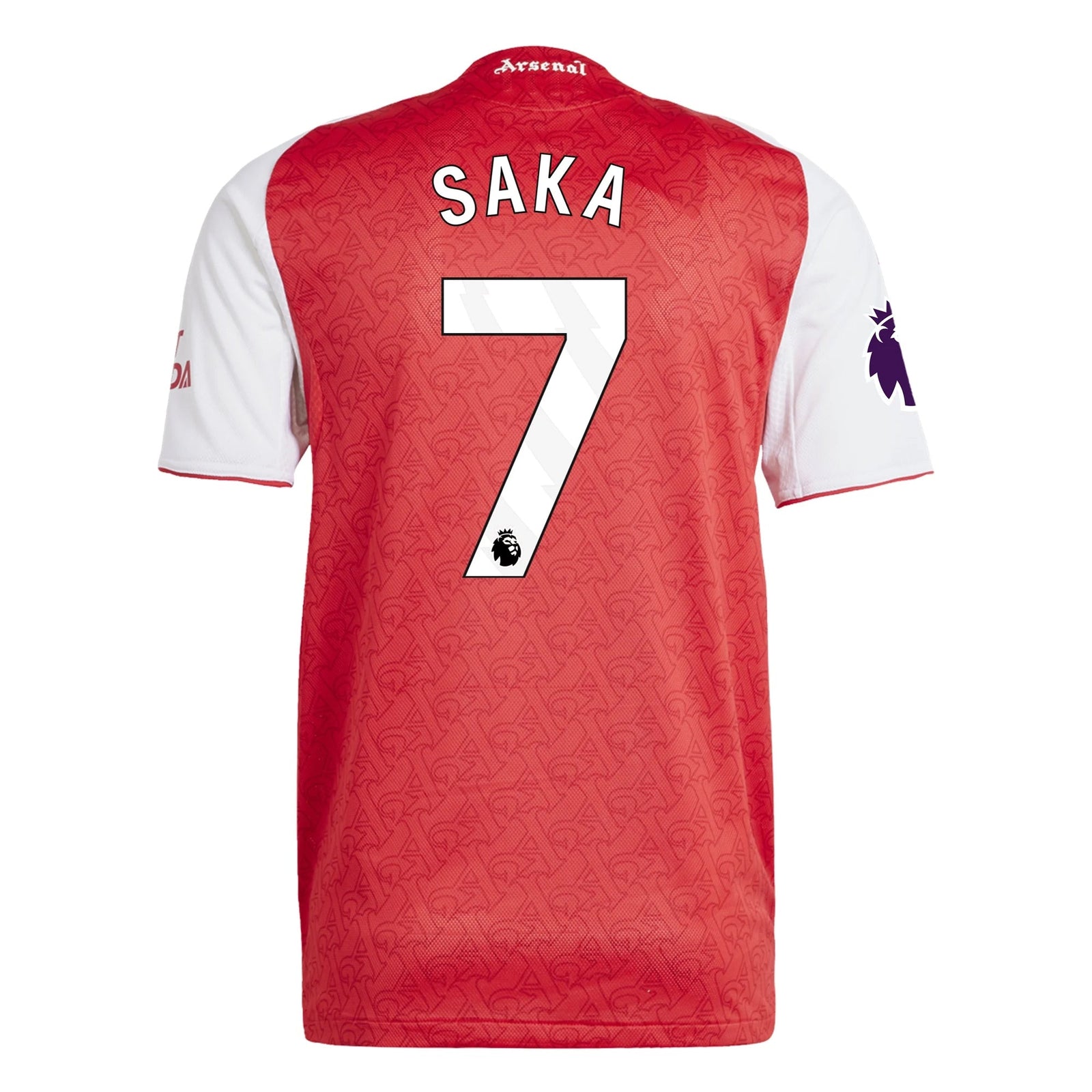 adidas Bukayo Saka Arsenal FC Authentic Home Jersey 25/26 w/ EPL Patch (Better Scarlet/White | SoccerWearhouse