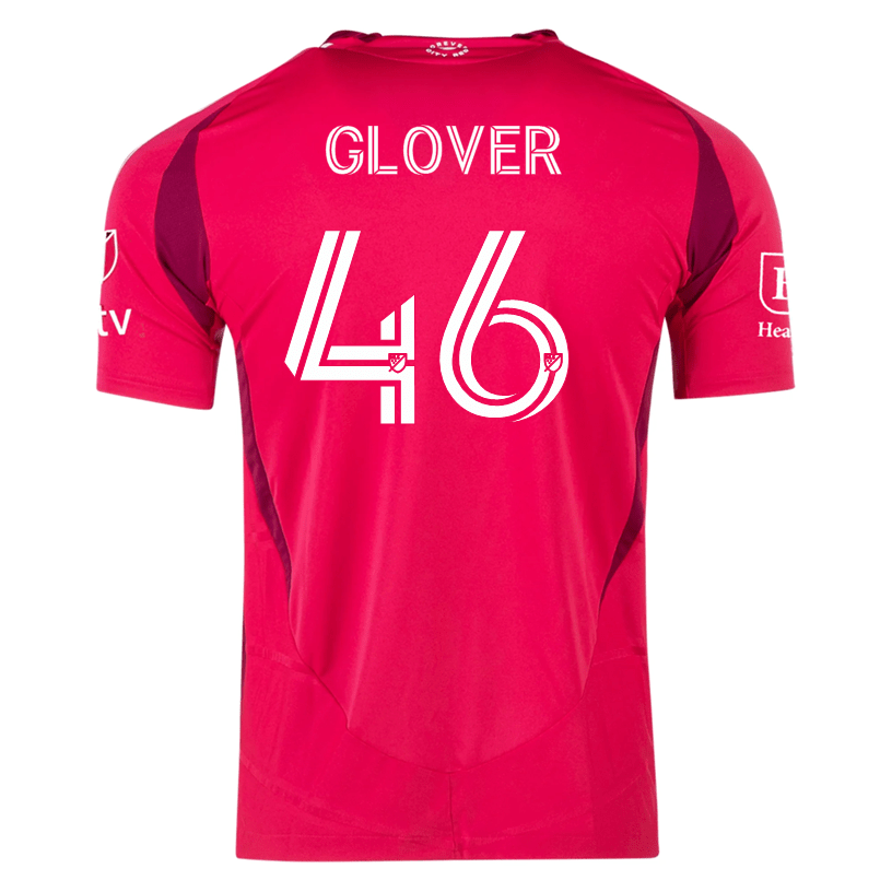 adidas Caden Glover St. Louis FC Authentic Home Jersey 25/26 (Power Pink) | SoccerWearhouse
