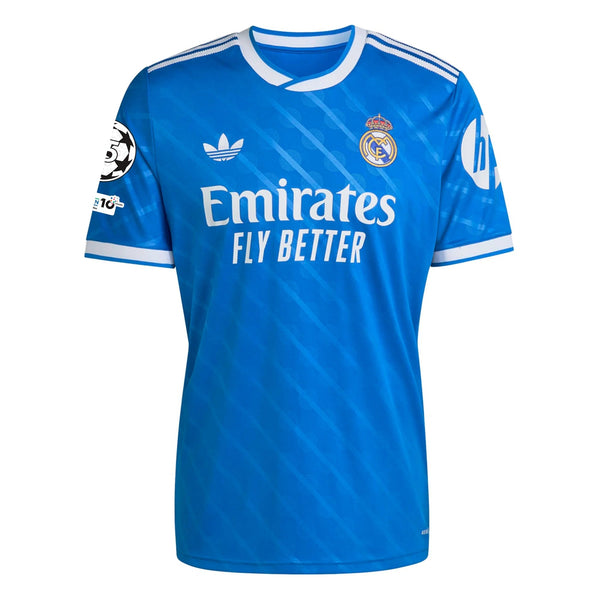 adidas Asencio Men's Real Madrid Third Jersey 25/26 w/ Champions Leagu