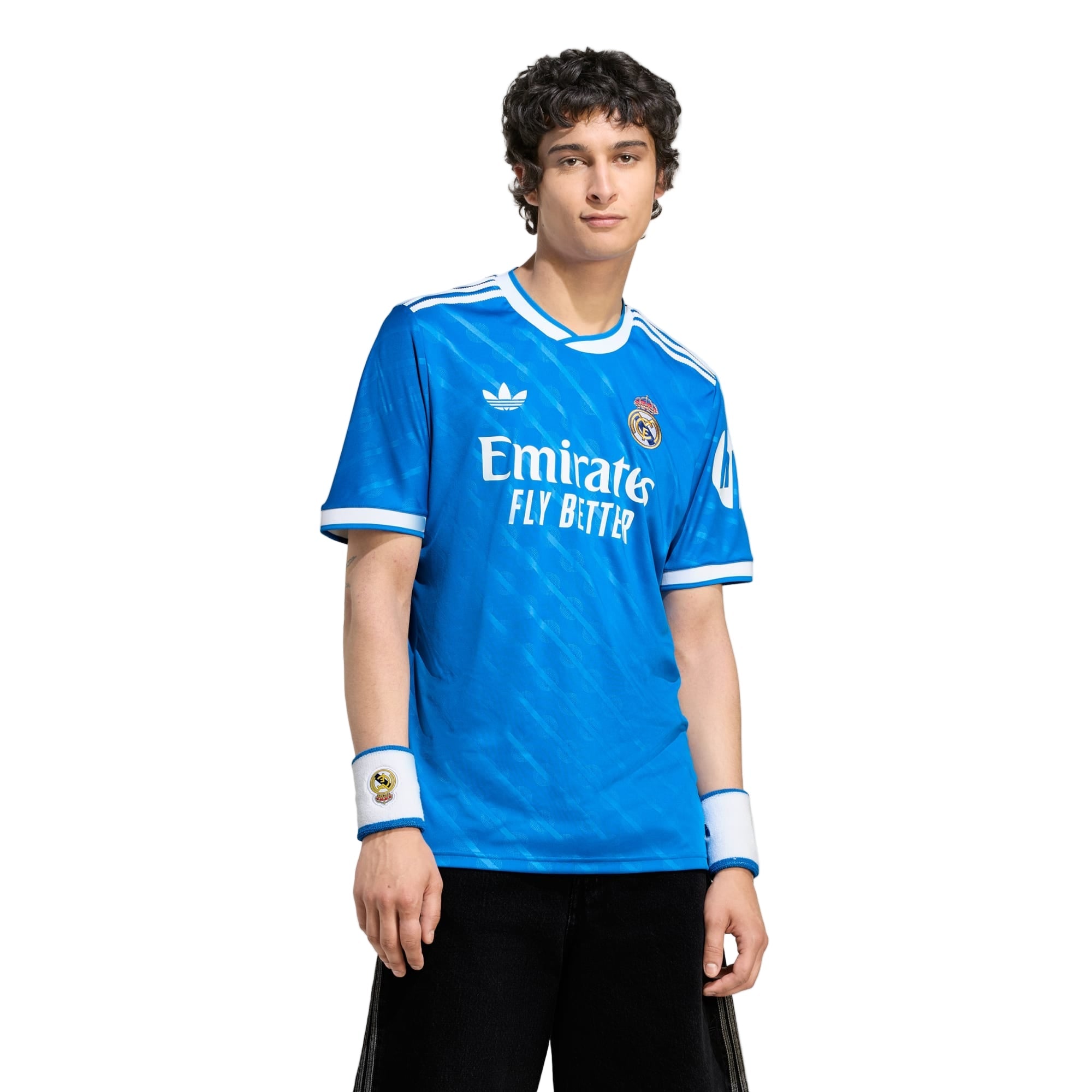 adidas Mastantuono Men's Real Madrid Third Jersey 25/26 w/ Champions L