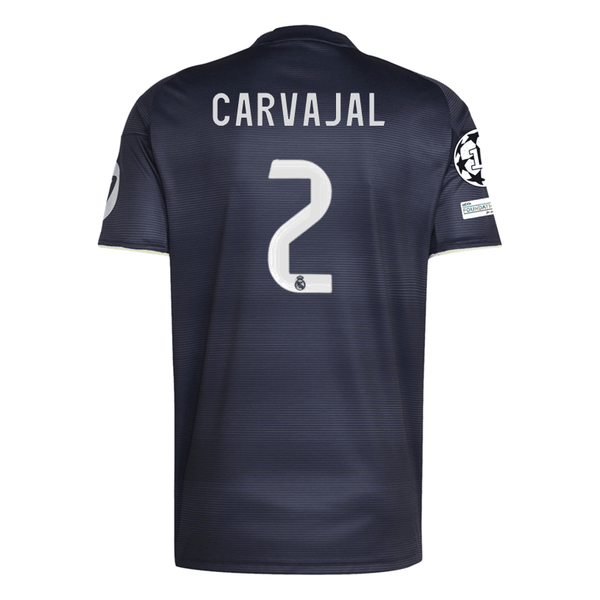 adidas Carvajal Real Madrid 25/26 Away Jersey w/ Champions League Patc