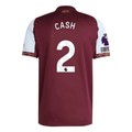 adidas Cash Men's Aston Villa Home Jersey 25/26 w/ NRFR + EPL Patches (Maroon/Blue)