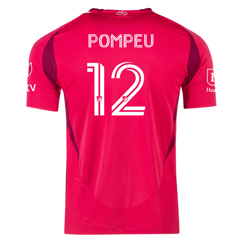 adidas Célio Pompeu St. Louis FC Authentic Home Jersey 25/26 (Power Pink) | SoccerWearhouse