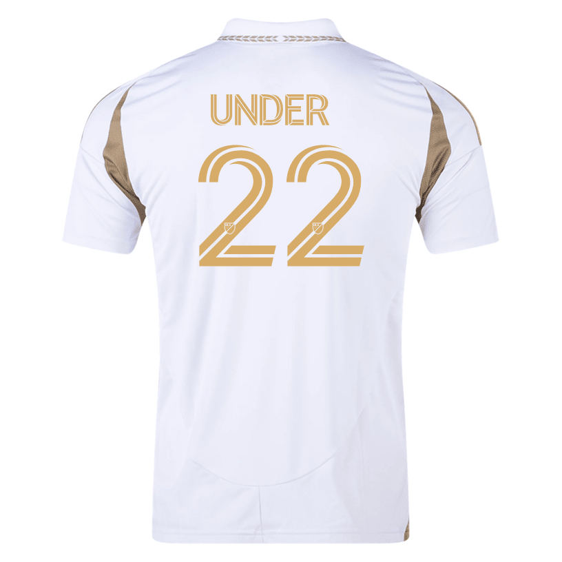 adidas Cengiz Ünder LAFC Away Jersey 25/26 (White/Gold) | SoccerWearhouse