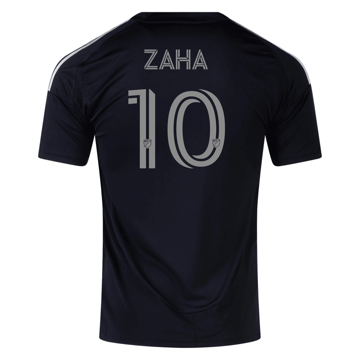 adidas Charlotte Wilfred Zaha Away Jersey 25/26 (Black) | SoccerWearhouse