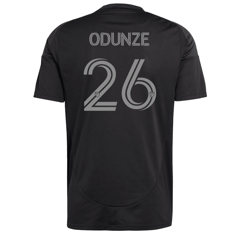 adidas Chituru Odunze Charlotte FC Away Jersey 25/26 (Black) | SoccerWearhouse