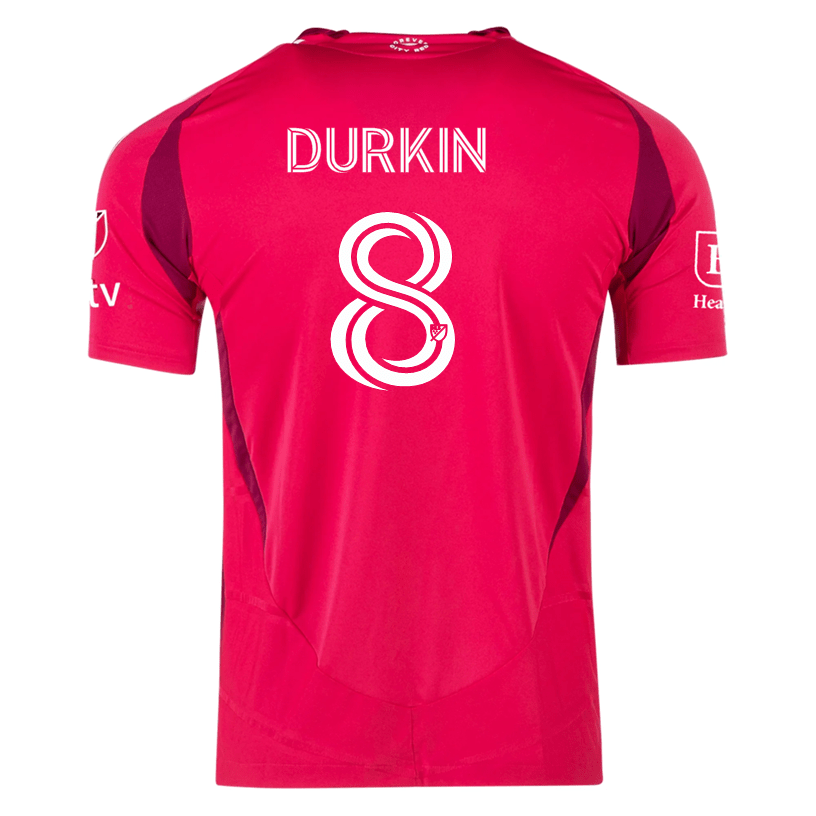 adidas Chris Durkin St. Louis FC Authentic Home Jersey 25/26 (Power Pink) | SoccerWearhouse