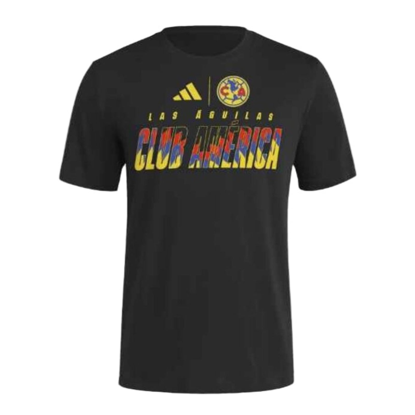 adidas Club América 25/26 Lettering T-Shirt (Black) | SoccerWearhouse