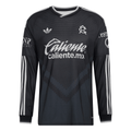 adidas Club America Authentic Long Sleeve Away Jersey 26/27 (Black/Carbon)