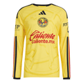adidas Club América Long Sleeve Authentic Home Jersey 26/27 (Yellow)