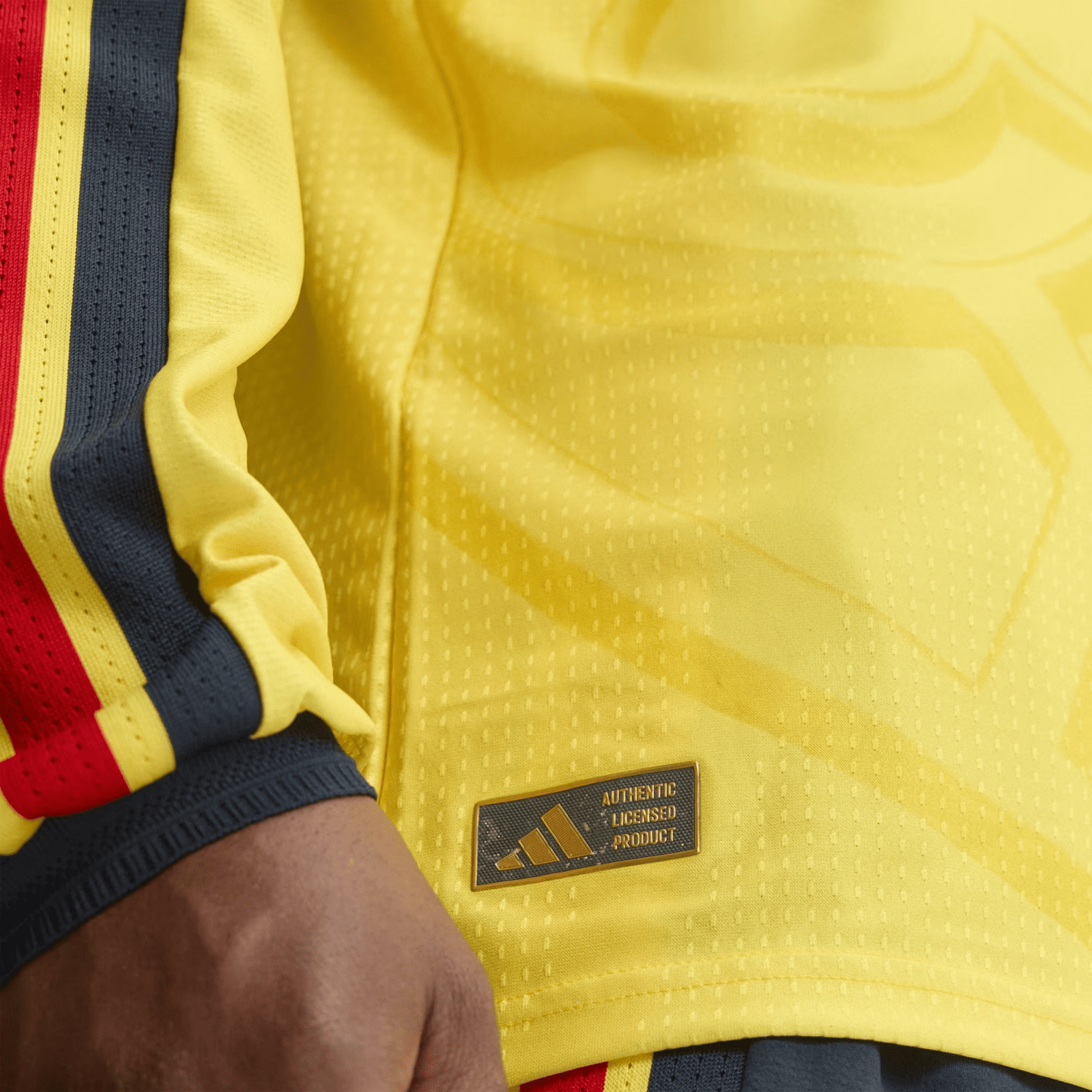 adidas Club América Long Sleeve Authentic Home Jersey 26/27 (Yellow) | SoccerWearhouse