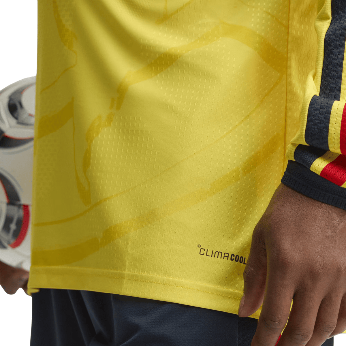 adidas Club América Long Sleeve Authentic Home Jersey 26/27 (Yellow) | SoccerWearhouse