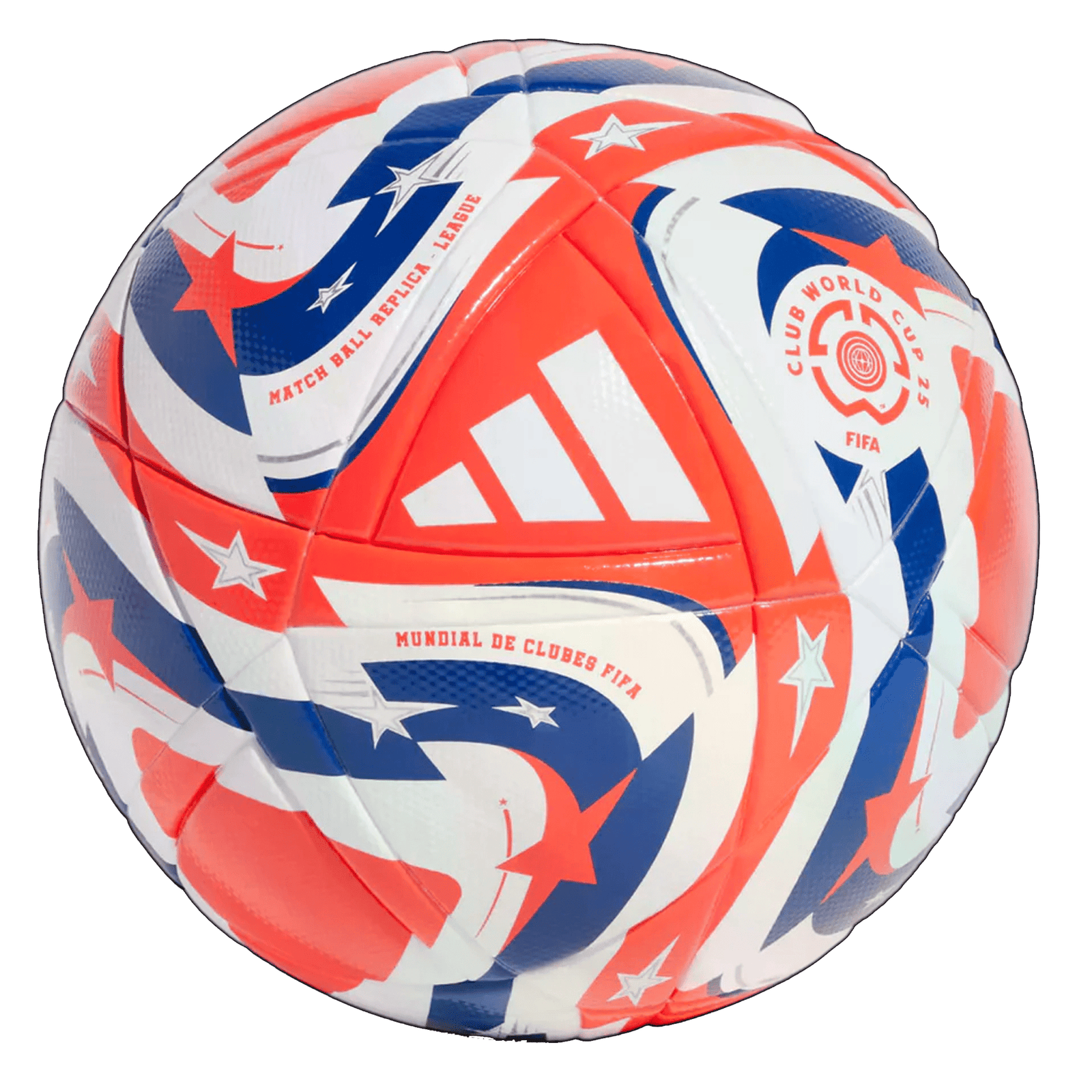 adidas Club World Cup League Ball 25/26 (White/Lucid Red/Power Blue) | SoccerWearhouse