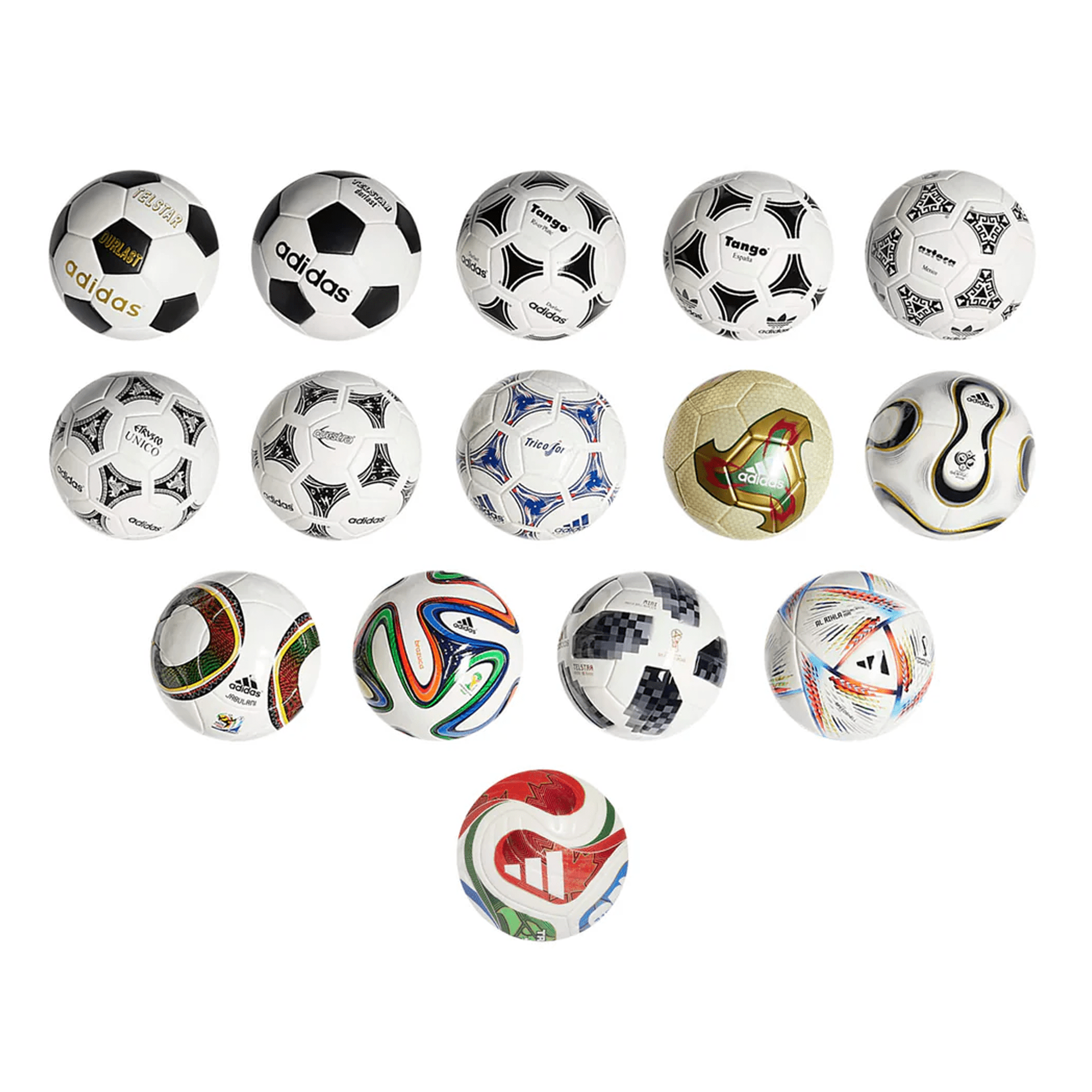 adidas Collectors Edition FIFA World Cup 2026 Historical Mini Ball Set
