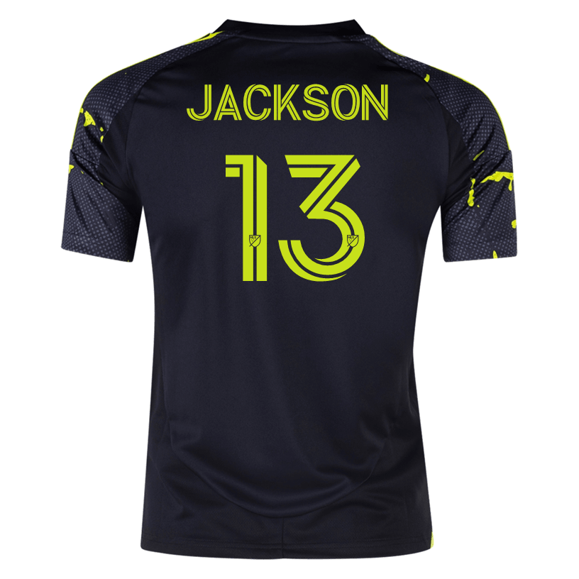 adidas Columbus Crew Aziel Jackson Away Jersey 25/26 (Black/Yellow) | SoccerWearhouse