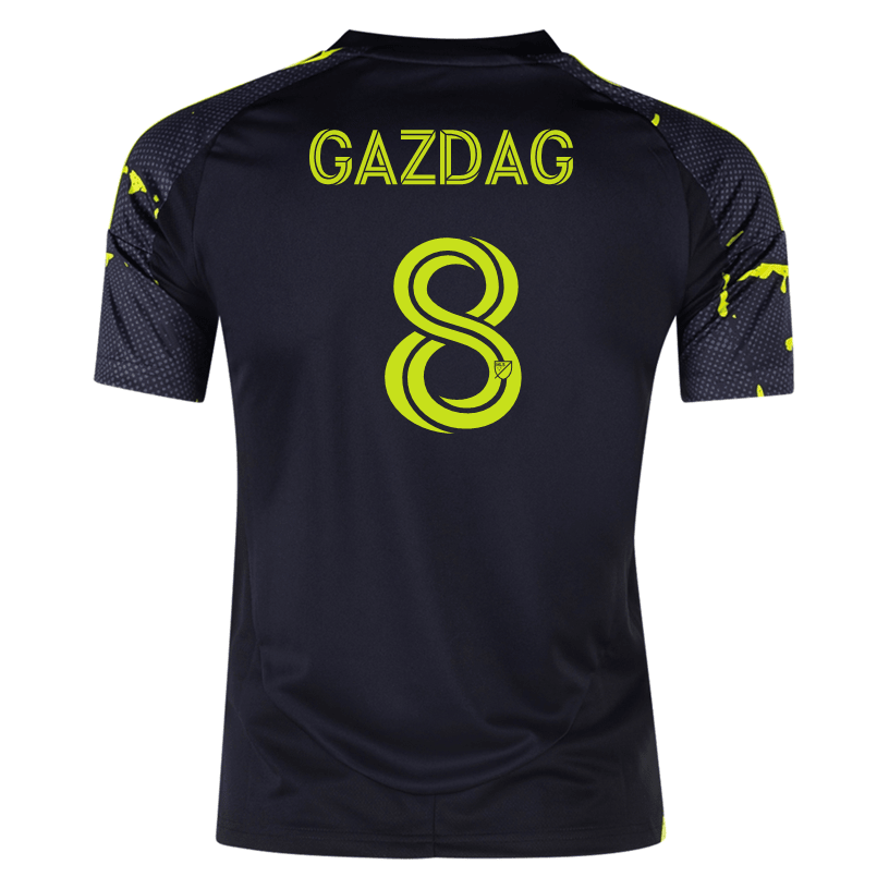 adidas Columbus Crew Dániel Gazdag Away Jersey 25/26 (Black/Yellow) | SoccerWearhouse