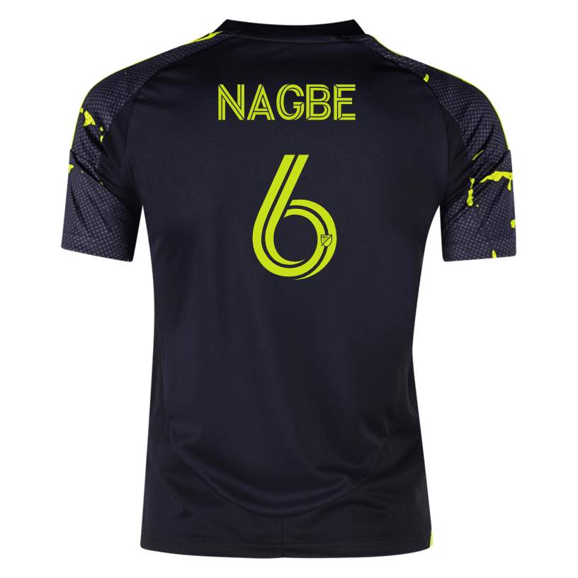 adidas Columbus Crew Darlington Nagbe Away Jersey 25/26 (Black/Yellow) | SoccerWearhouse