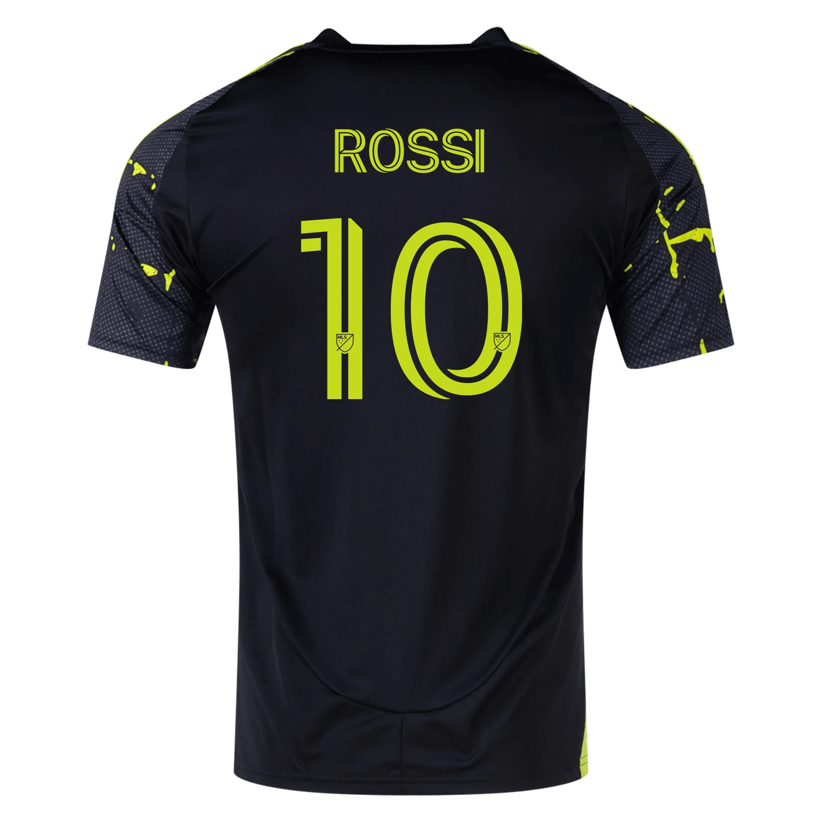 adidas Columbus Crew Diego Rossi Away Jersey 25/26 (Black/Yellow) | SoccerWearhouse