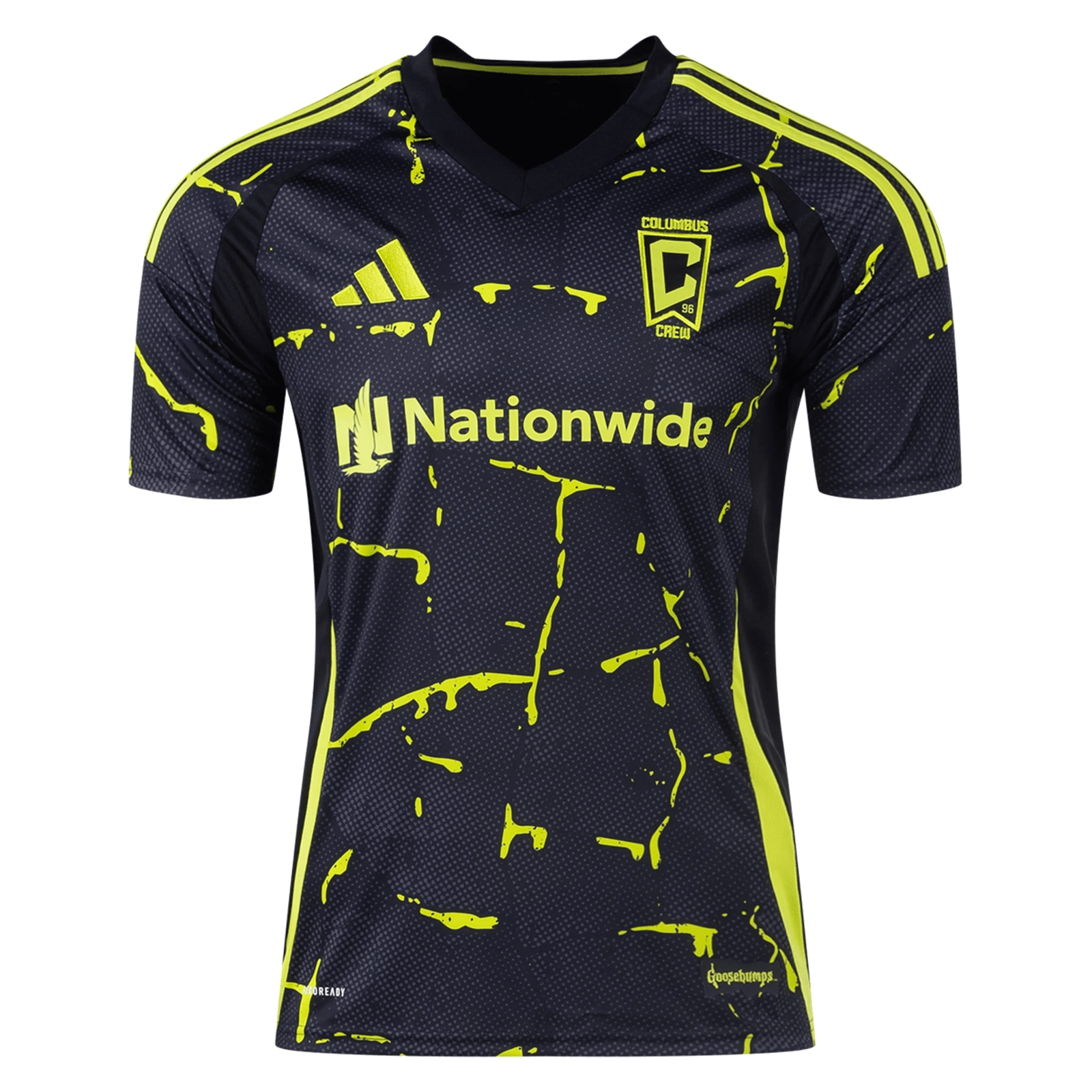adidas Columbus Crew Jacen Russell - Rowe Away Jersey 25/26 (Black/Yellow) | SoccerWearhouse