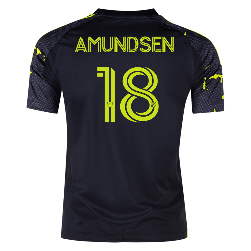 adidas Columbus Crew Malte Amundsen Away Jersey 25/26 (Black/Yellow) | SoccerWearhouse