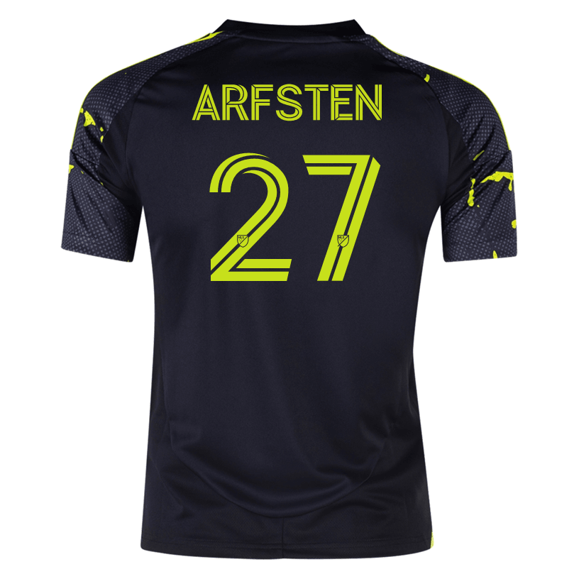 adidas Columbus Crew Max Arfsten Away Jersey 25/26 (Black/Yellow) | SoccerWearhouse