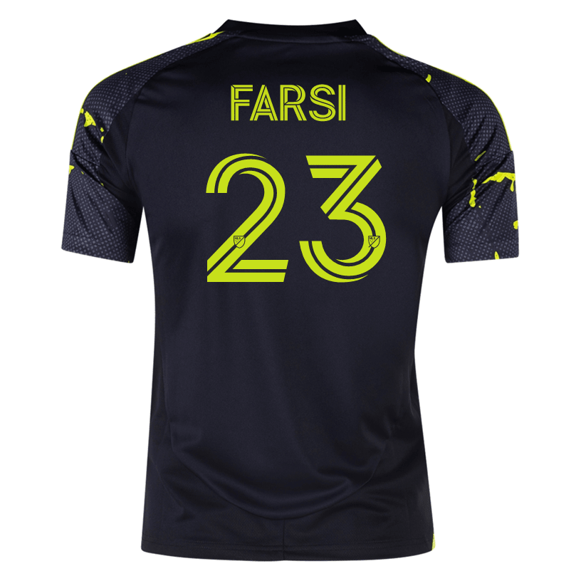 adidas Columbus Crew Mohamed Farsi Away Jersey 25/26 (Black/Yellow) | SoccerWearhouse