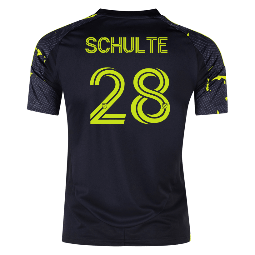 adidas Columbus Crew Patrick Schulte Away Jersey 25/26 (Black/Yellow) | SoccerWearhouse