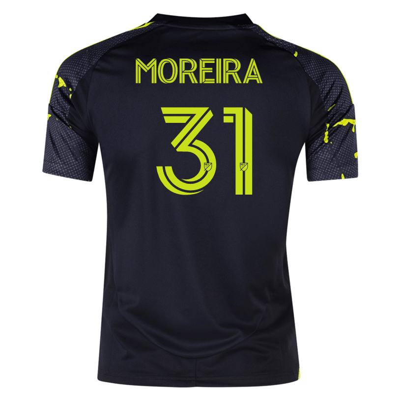 adidas Columbus Crew Steven Moreira Away Jersey 25/26 (Black/Yellow) | SoccerWearhouse