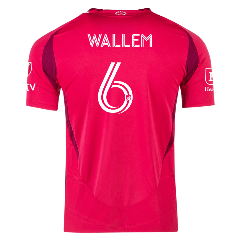 adidas Conrad Wallem St. Louis FC Authentic Home Jersey 25/26 (Power Pink) | SoccerWearhouse