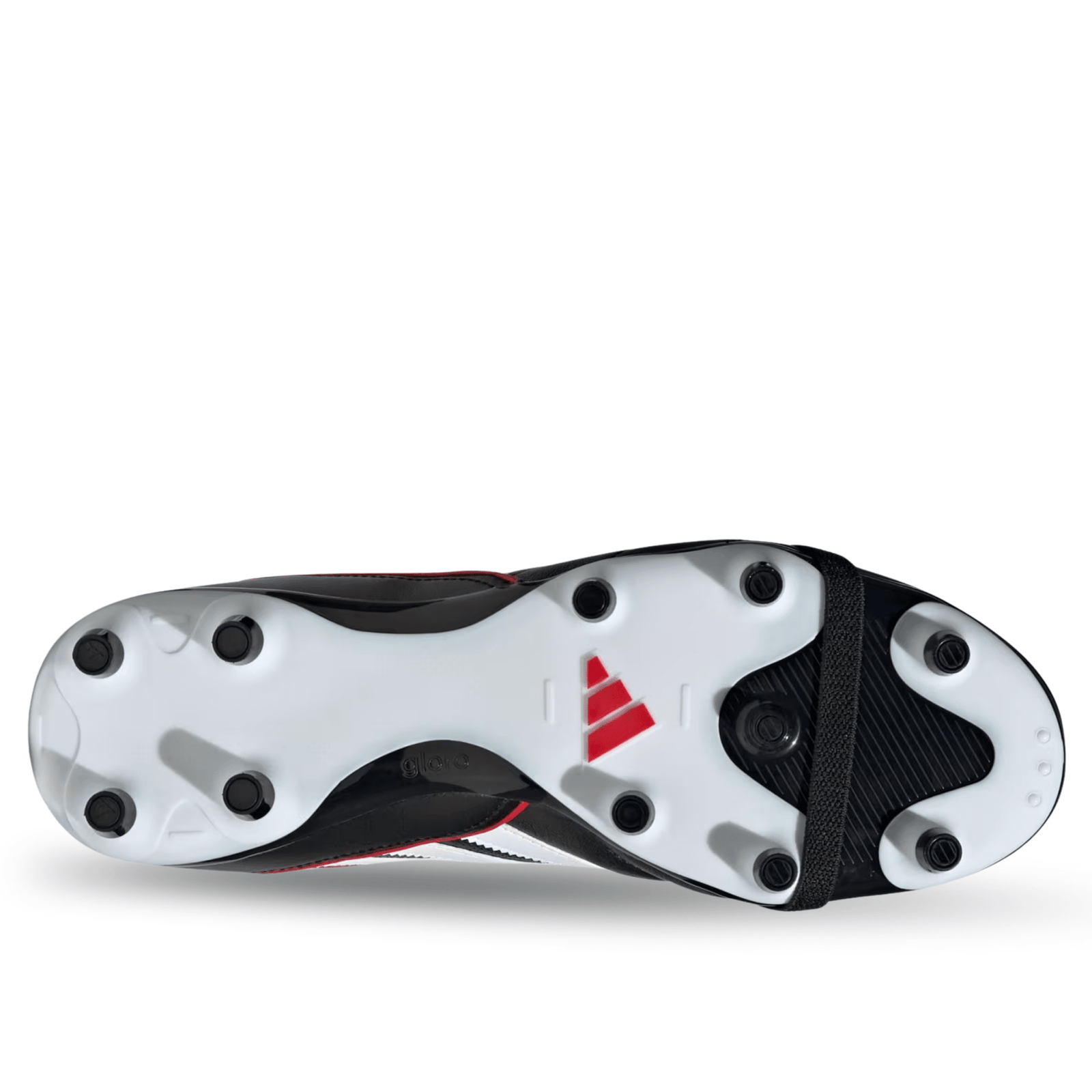 adidas Copa Gloro II FG Soccer Cleats (White/Black/Better Scarlet) | SoccerWearhouse