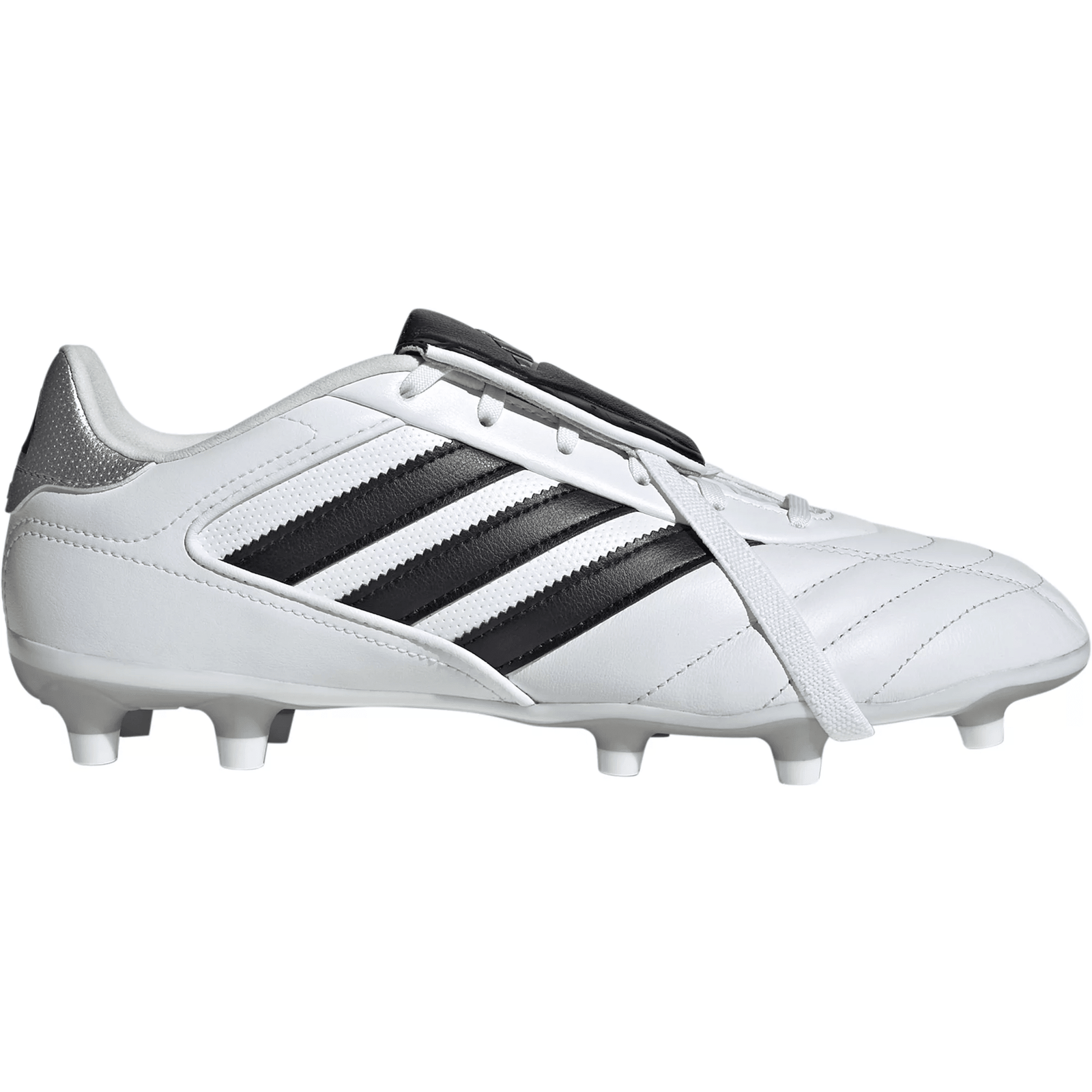 adidas Copa Gloro II FG Soccer Cleats (White/Metallic Silver) | SoccerWearhouse