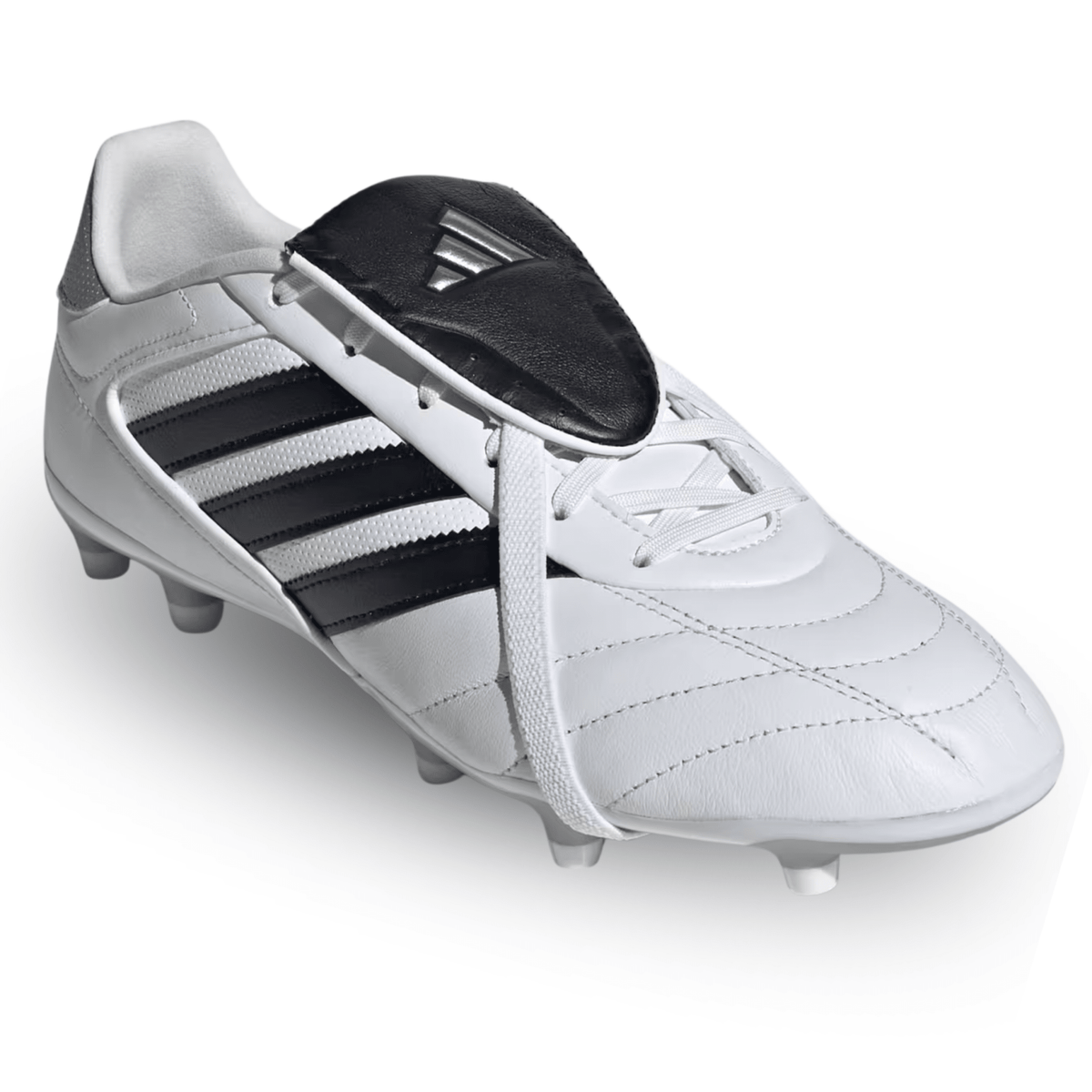 adidas Copa Gloro II FG Soccer Cleats (White/Metallic Silver) | SoccerWearhouse