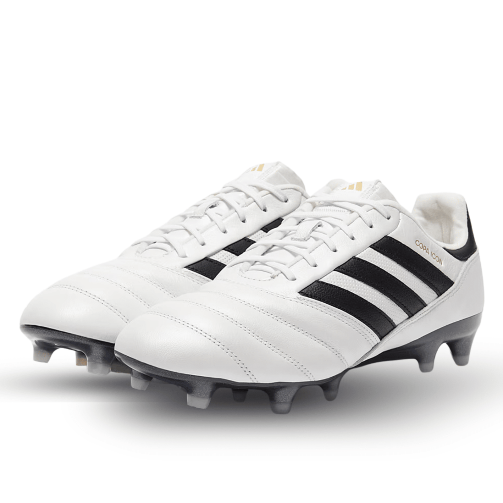 adidas Copa Icon FG Soccer Cleats (White/Black/Metallic Gold) | SoccerWearhouse