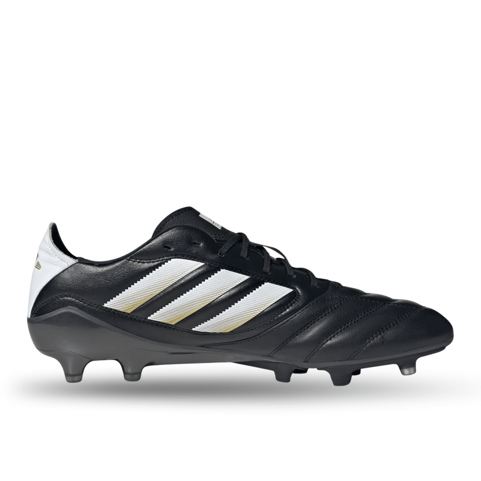 adidas Copa Icon II FG/AG Soccer Cleats (Black/White/Metallic Gold) | SoccerWearhouse