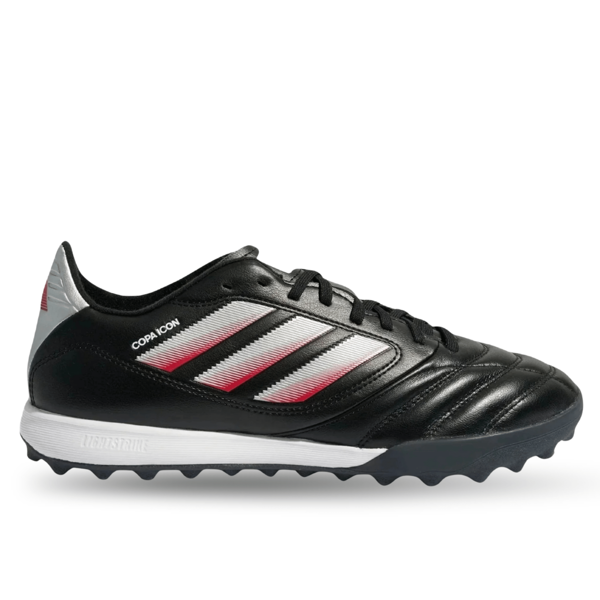adidas Copa Icon II Pro Turf Soccer Shoes (Black/Red/Silver Metallic)