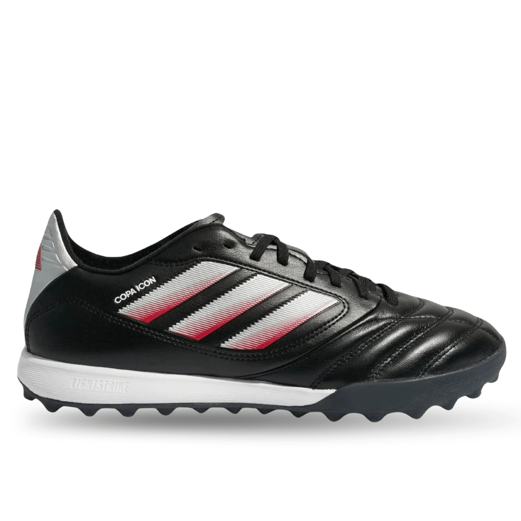 adidas Copa Icon II Pro Turf Soccer Shoes (Black/Red/Silver Metallic)