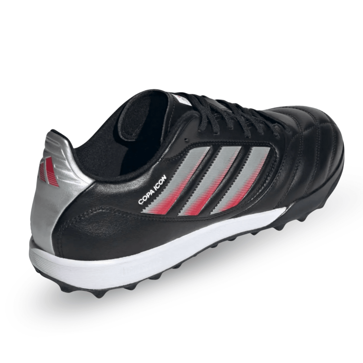 adidas Copa Icon II Pro Turf Soccer Shoes (Black/Red/Silver Metallic) | SoccerWearhouse