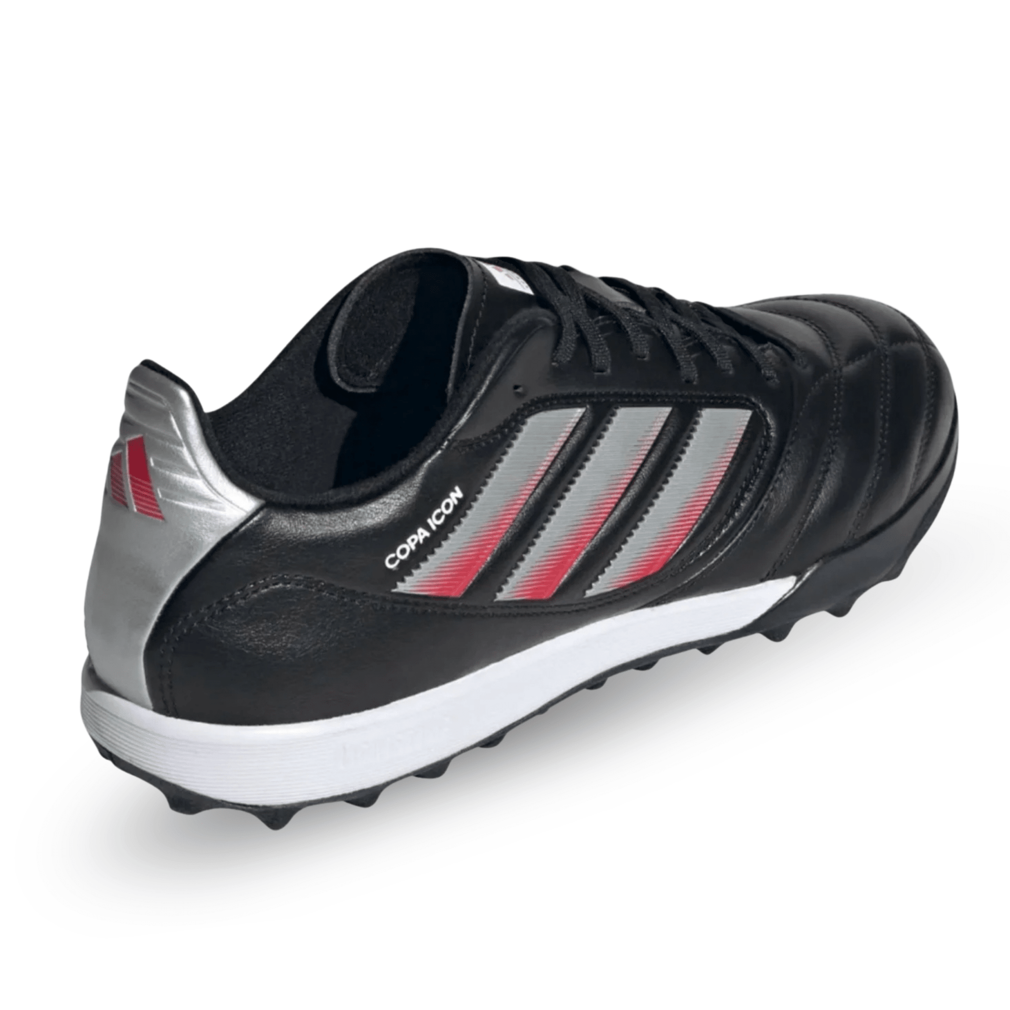adidas Copa Icon II Pro Turf Soccer Shoes (Black/Red/Silver Metallic)