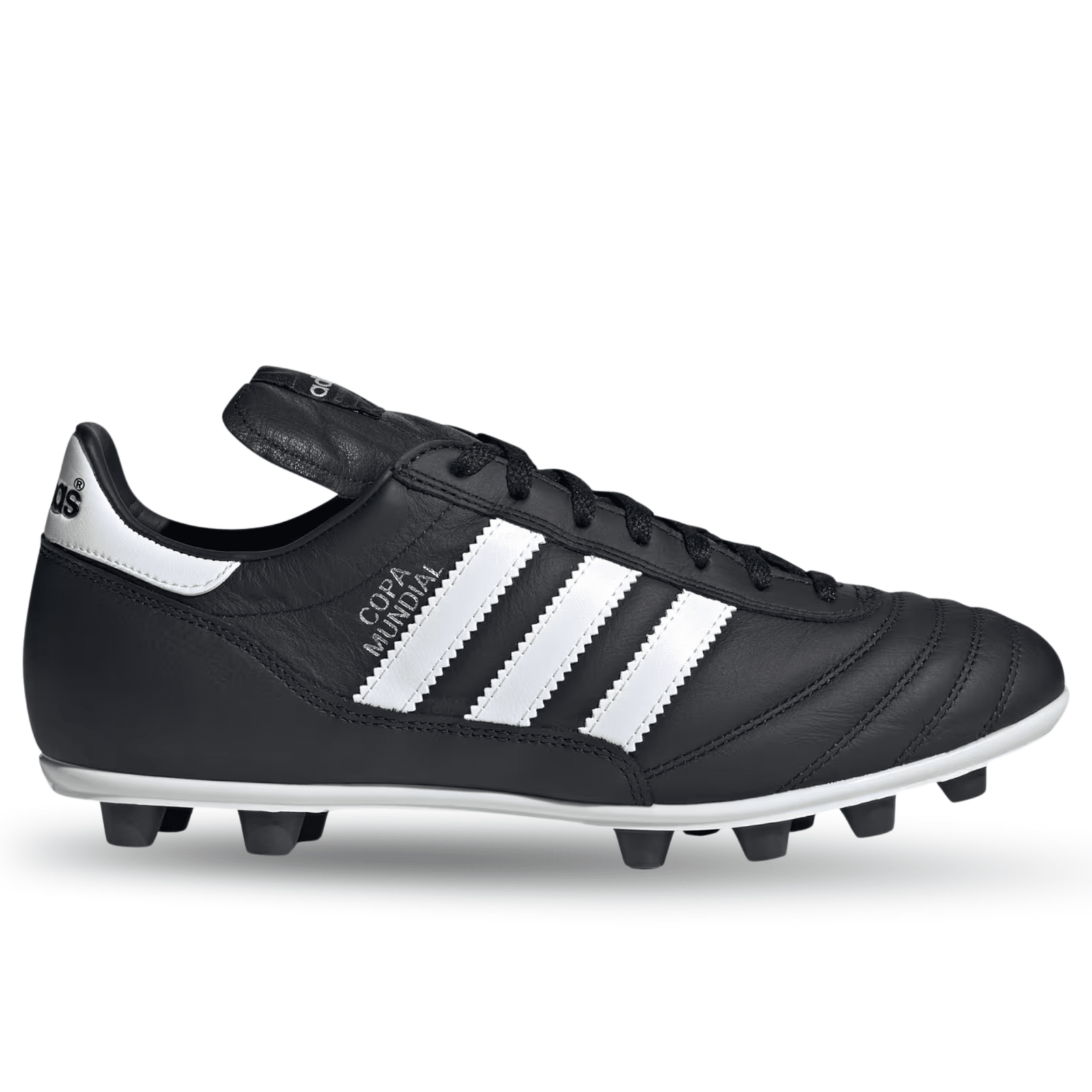 adidas Copa Mundial Firm Ground Soccer Cleats (Black/White) | SoccerWearhouse