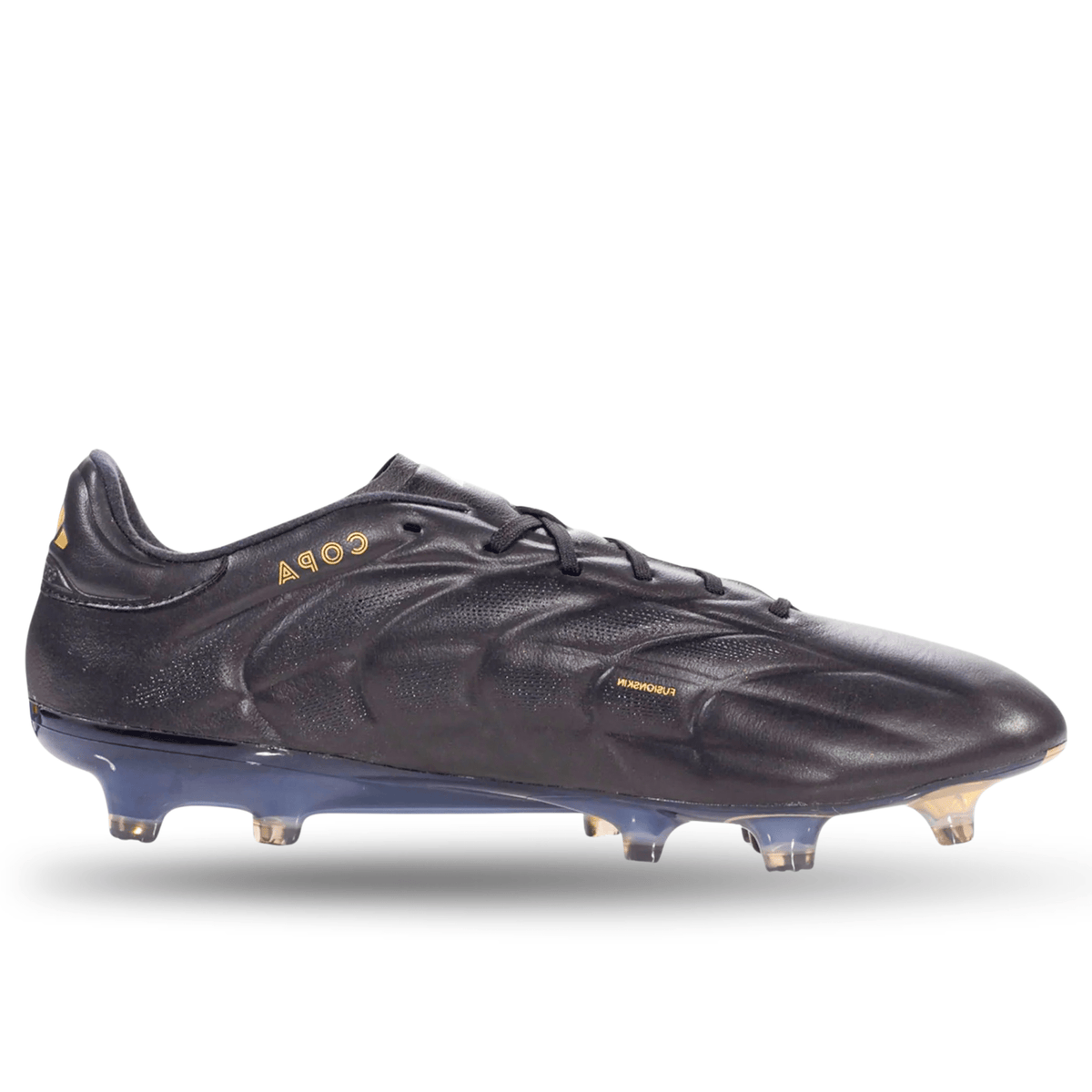 adidas Copa Pure 2 Elite FG FG Soccer Cleat (Core Black/Carbon/Gold Metallic) | SoccerWearhouse