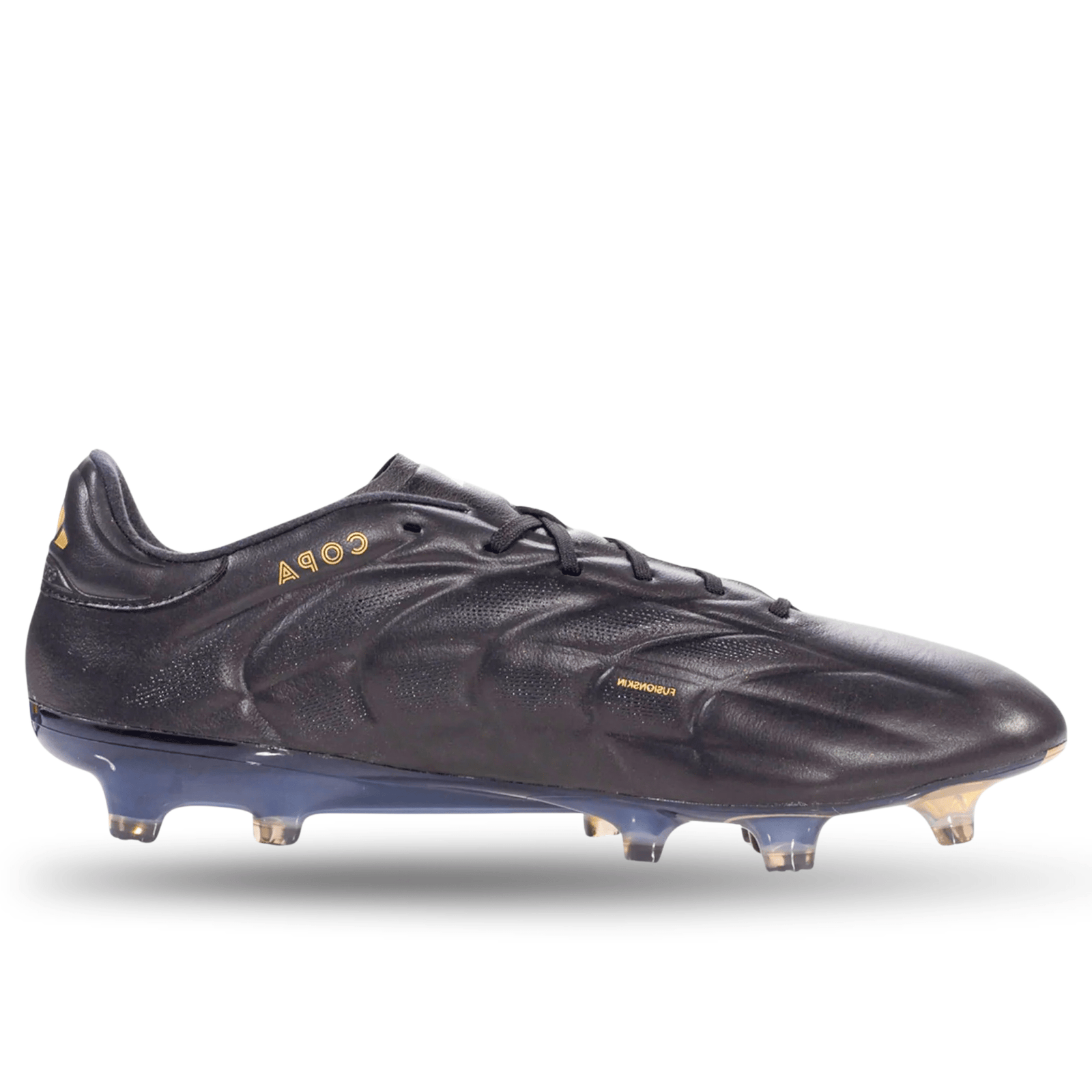 adidas Copa Pure 2 Elite FG FG Soccer Cleat (Core Black/Carbon/Gold Metallic) | SoccerWearhouse