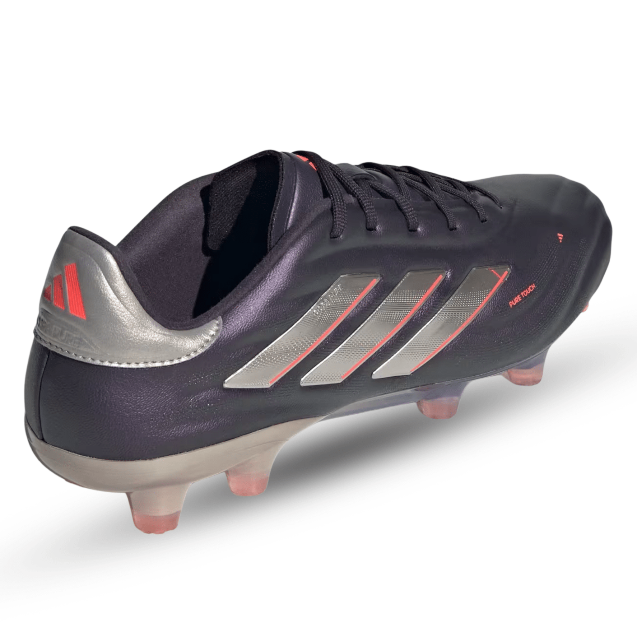 adidas Copa Pure 2 Elite FG Soccer Cleats (Platinum/Metallic/Turbo)