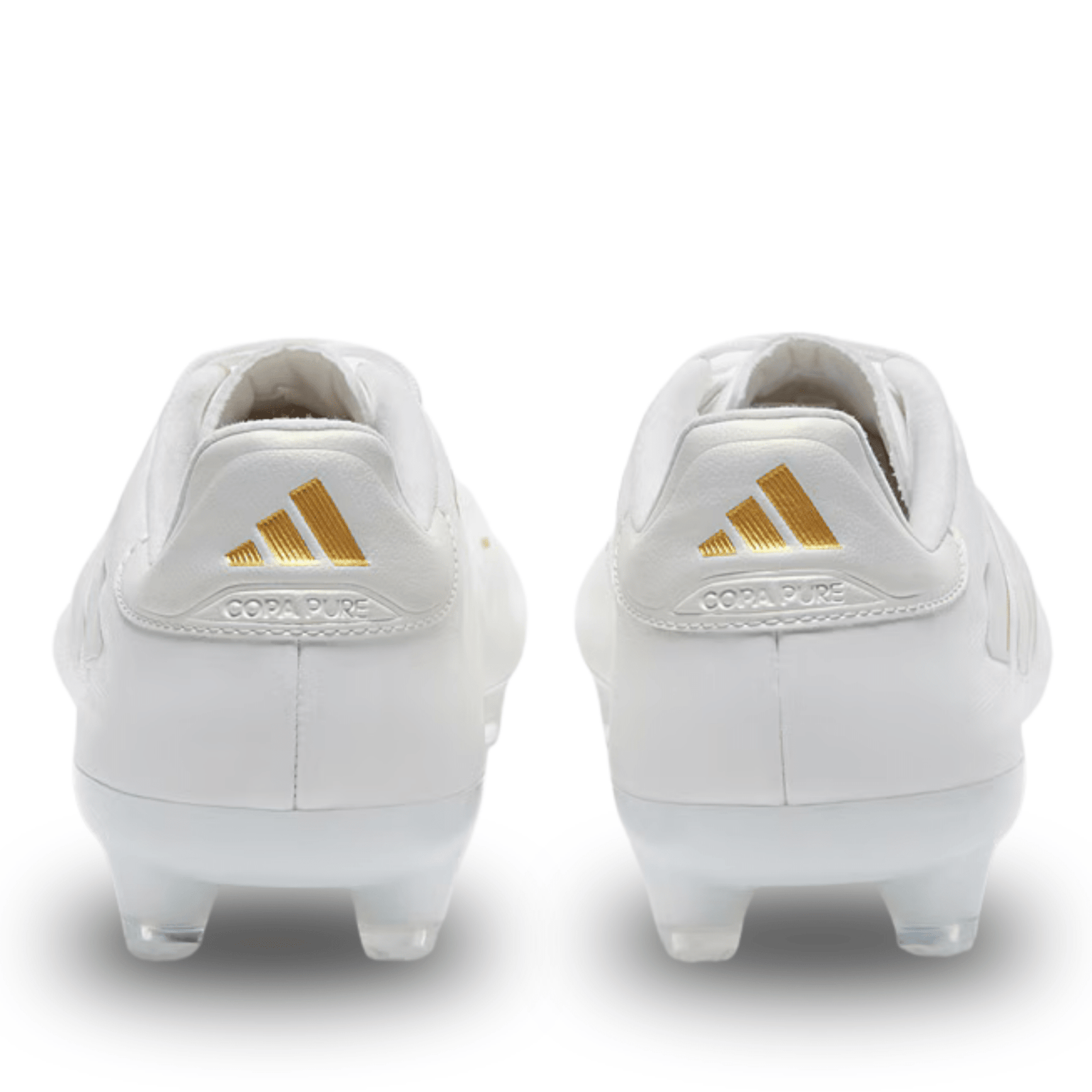 adidas Copa Pure 2 Elite FG Soccer Cleats (White/Metallic Gold) | SoccerWearhouse